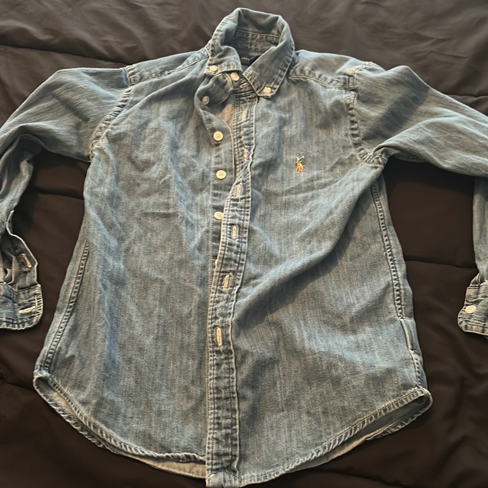 Boys Ralph Lauren Jean long sleeve shirt